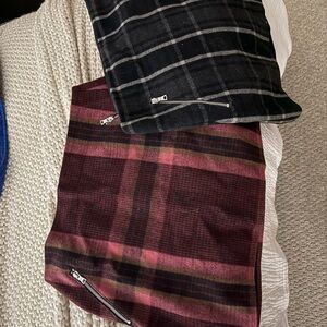 2 plaid skirts